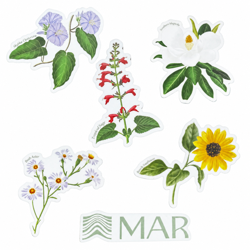 Native Plant Sticker Pack